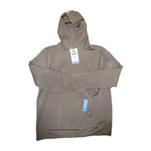 Member's Mark Men's Sandwash Hoodie Brown Large